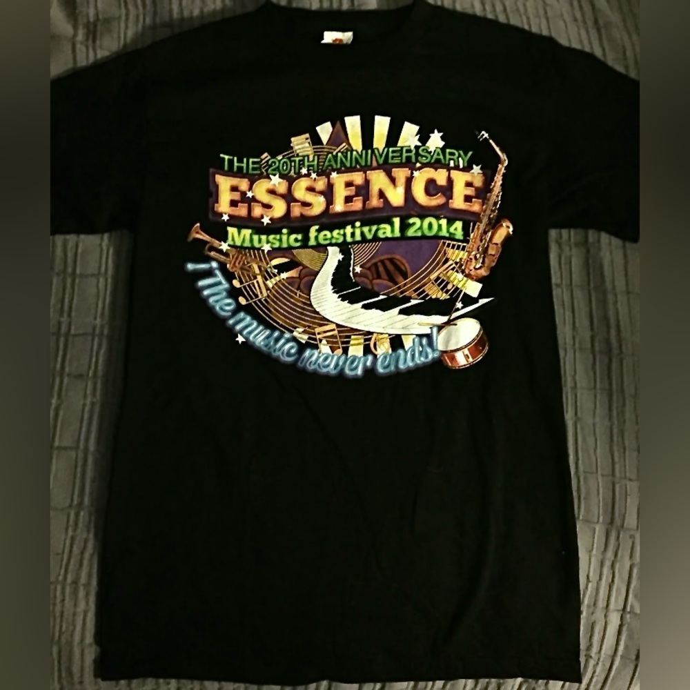 ESSENCE Music Festival 2014 Tshirt Mens sz S 20th Anniv Prince Headliner NEW